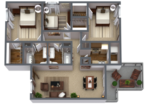 601 Twin Oaks Drive 1-3 Beds Apartment for Rent - Photo Gallery 23